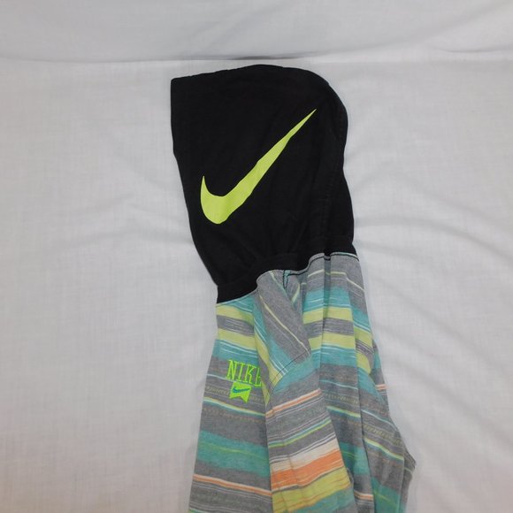 EUC Nike Multicolor Striped Long Sleeve Hoodie - Picture 5 of 6